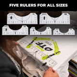 Ninja Transfers DTF Alignment Ruler Set | Screenprinting.com