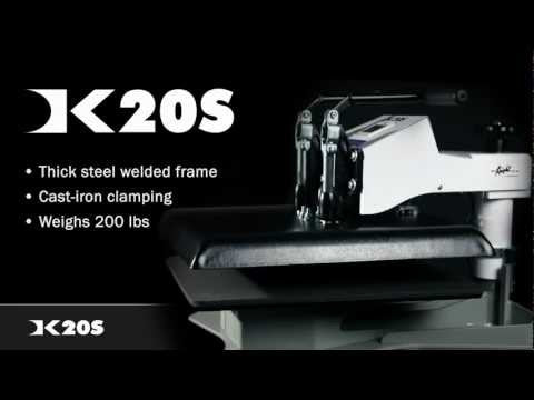 George Knight DK25S Jumbo Swinger Digital Heat Transfer Press - 20x25in