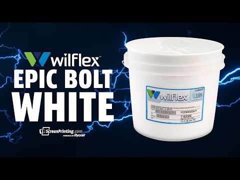Wilflex Epic Bolt Low Cure White Plastisol Ink | ScreenPrinting.com