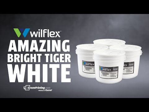 Wilflex Amazing Bright Tiger White Plastisol Ink | ScreenPrinting.com