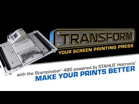 Slant Stampinator 480 Solución de estampado y curado en línea