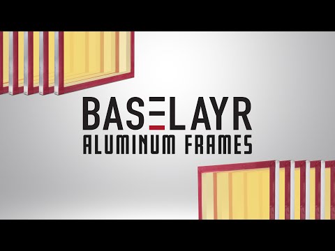 Baselayr Premium Red Glue 23x31in Aluminum Screen Printing Frame