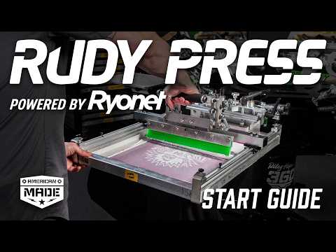 The Rudy Press Squeegee/Flood Bar Attachment - 20x24in