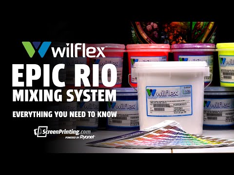 Wilflex Epic Rio Plastisol Ink Mixing System | ScreenPrinting.com by Ryonet
