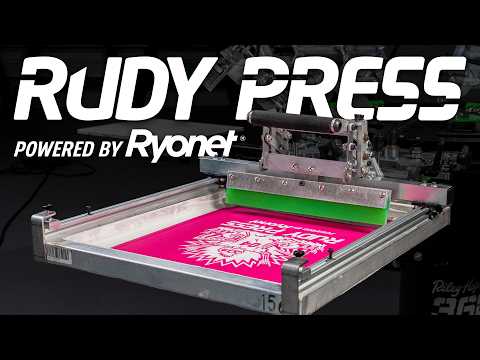 The Rudy Press Squeegee/Flood Bar Attachment - 20x24in – ScreenPrinting.com