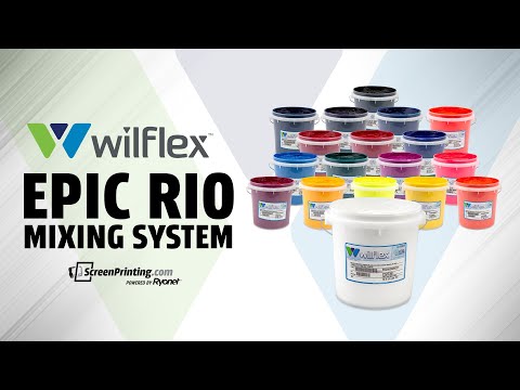 Wilflex Epic Rio Plastisol Ink Mixing System | ScreenPrinting.com by Ryonet