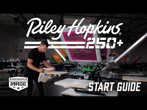 Riley Hopkins 250 4 Color 1 Presentación de la pantalla de la estación con el registro de XY Micro