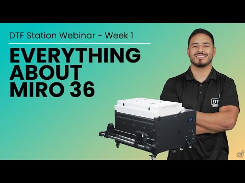 DTF Station Miro 36 Shaker & Supply Bundle - 36in