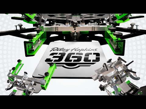Riley Hopkins 360 8 Color 6 Station Press with XYZ Micro