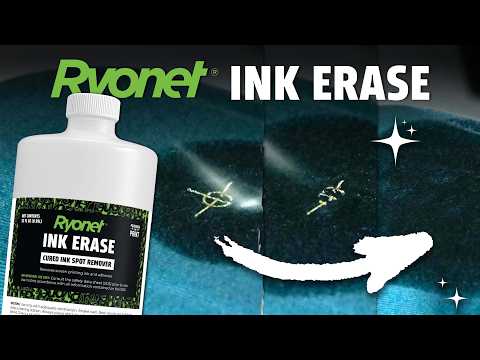 How to Remove Cured Ink from Apparel | Plastisol, DTF, DTG Stain Removal With Ryonet Ink Erase