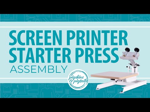 Pigskins & Pigtails Screen Printer Starter Press