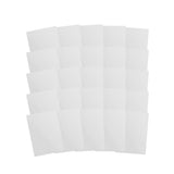 Fifty PrintGRIP White adhesive sheets with backing fully peeled away
