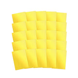 Fifty PrintGRIP Yellow adhesive sheets with backing fully peeled away