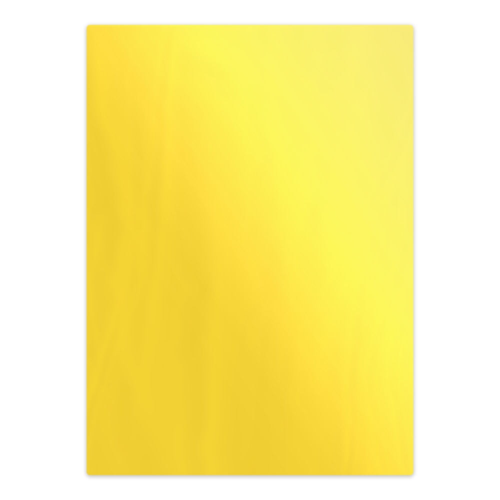 PrintGRIP Yellow adhesive sheet with backing fully peeled away