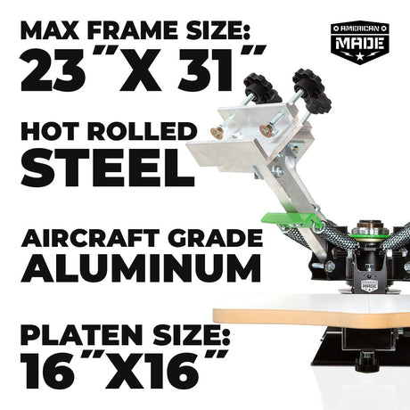 Riley Hopkins 150 4 Color 1 Station Screen Printing Press | Screenprinting.com