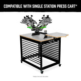 Riley Hopkins 250+ 4 Color 1 Station Screen Printing Press with XYZ Micro Registration | Screenprinting.com
