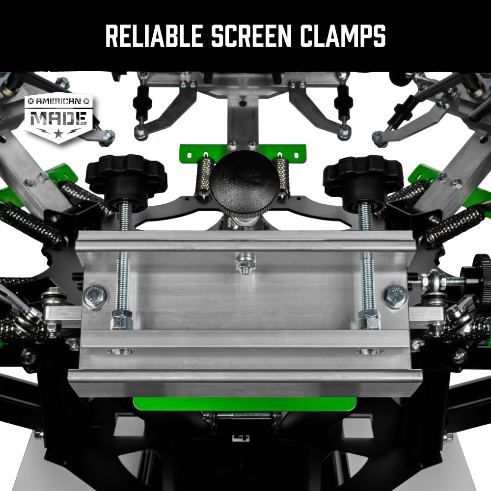 Riley Hopkins 250+ 4 Color 2 Station Screen Printing Press with XYZ Micro Registration | Screenprinting.com