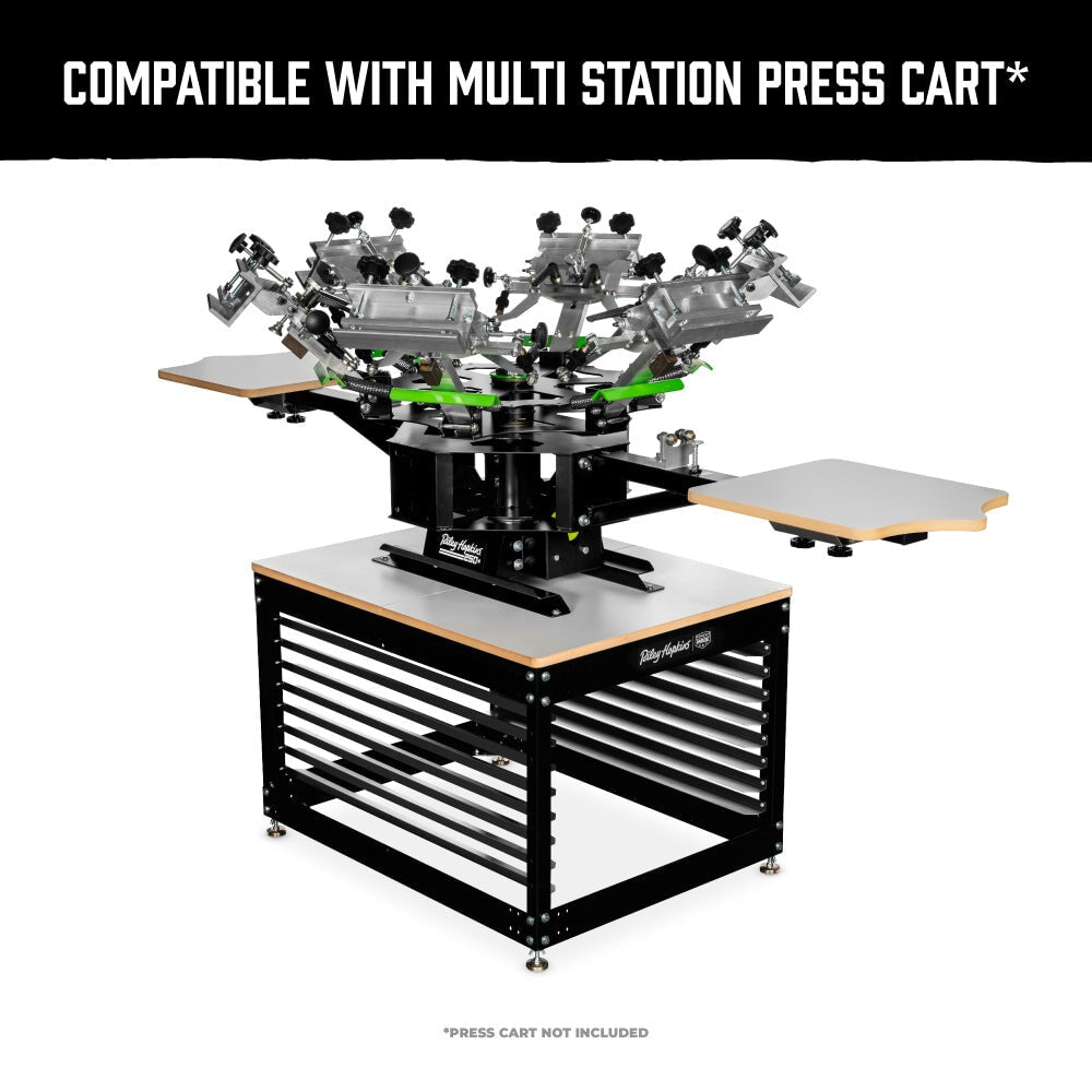 Riley Hopkins 250+ 6 Color 2 Station Screen Printing Press with XYZ Micro Registration | Screenprinting.com