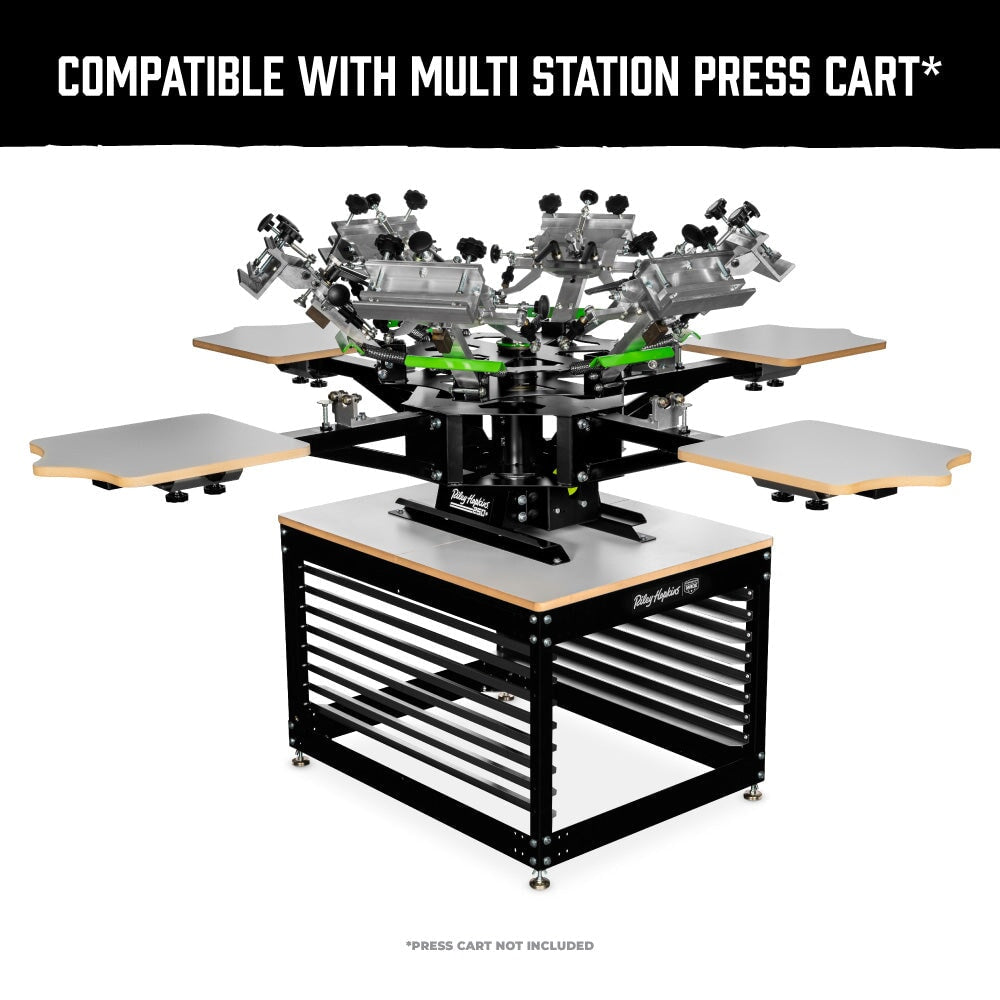 RHページです＊ Riley Hopkins 250+ 6 Color 4 Station Screen Printing Press with