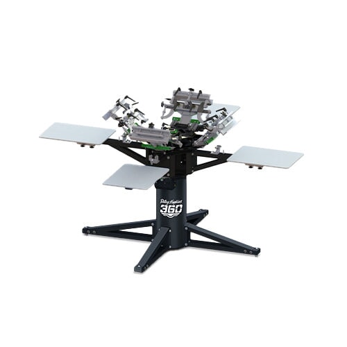 Riley Hopkins 360 4 Color 4 Station Press with XYZ Micro