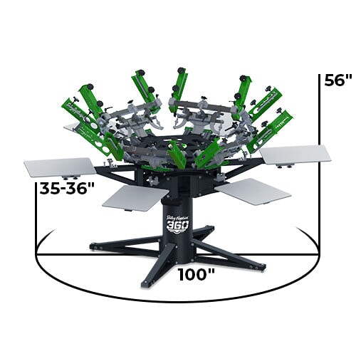 Riley Hopkins 360 6 Color 6 Station Press with XYZ Micro