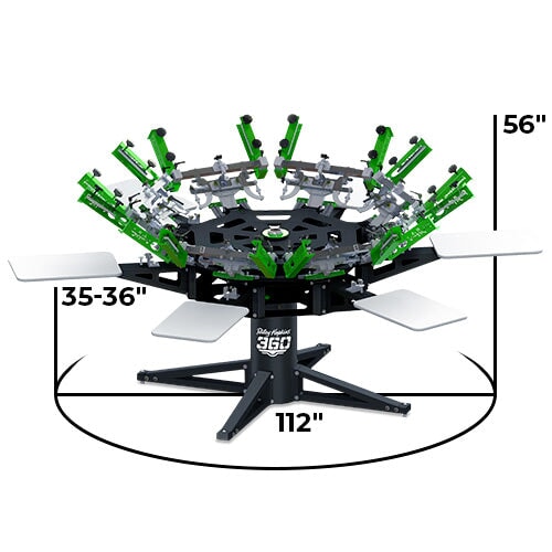 Riley Hopkins 360 8 Color 6 Station Press with XYZ Micro