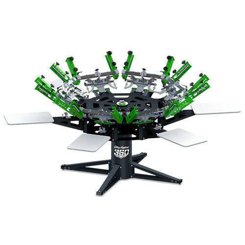 Riley Hopkins 360 8 Color 6 Station Press with XYZ Micro