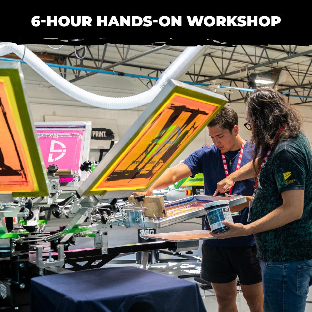 Screen Print Experience: Specialty Class 8/14 Vancouver, WA - Ryonet HQ | Screenprinting.com