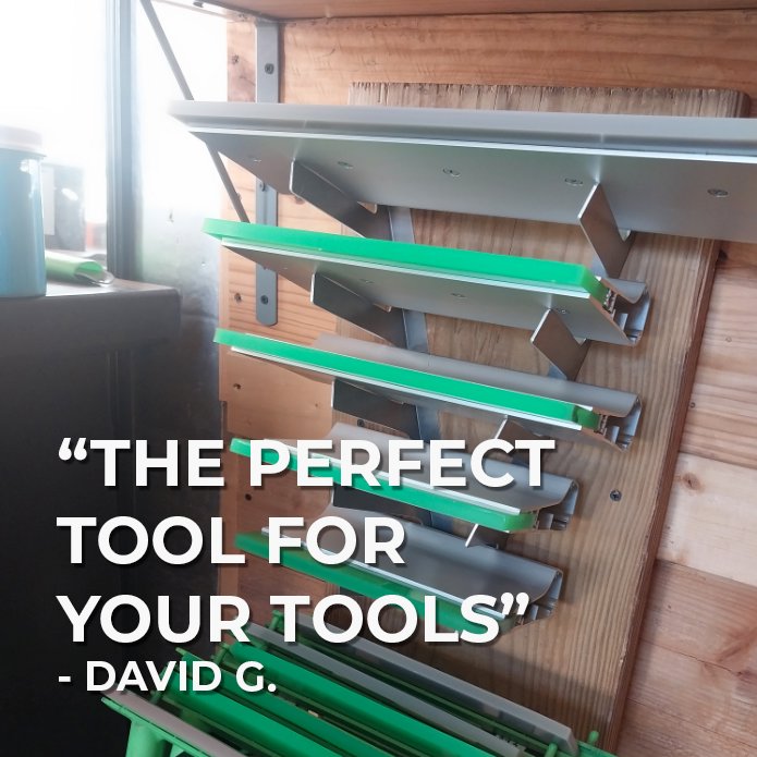 Squeegee For Under Racking System Screen Printing Squeegee Rack | ScreenPrinting.com
