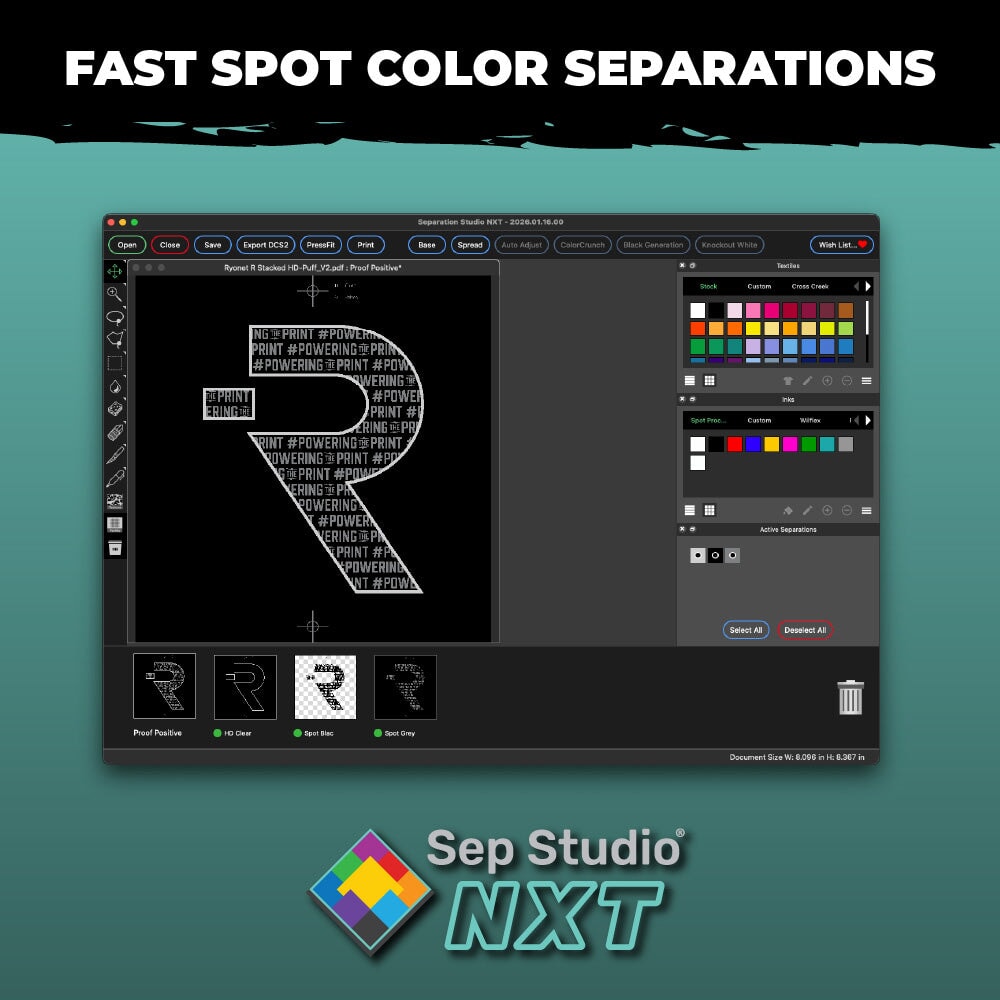 Separation Studio NXT and AccuRIP Emerald Rip Software Pro Bundle - 1 Year Membership | Screenprinting.com