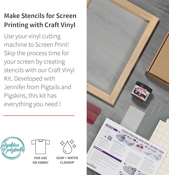 Speedball Beginner Craft Vinyl Screen Printing Kit | Screenprinting.com