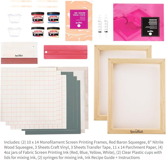 Speedball Deluxe Craft Vinyl Screen Printing Kit by
