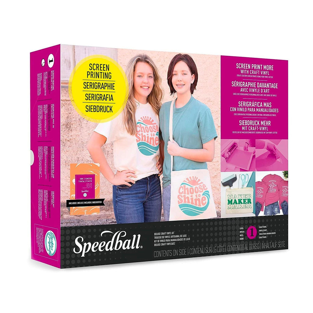 Speedball Deluxe Craft Vinyl Screen Printing Kit by