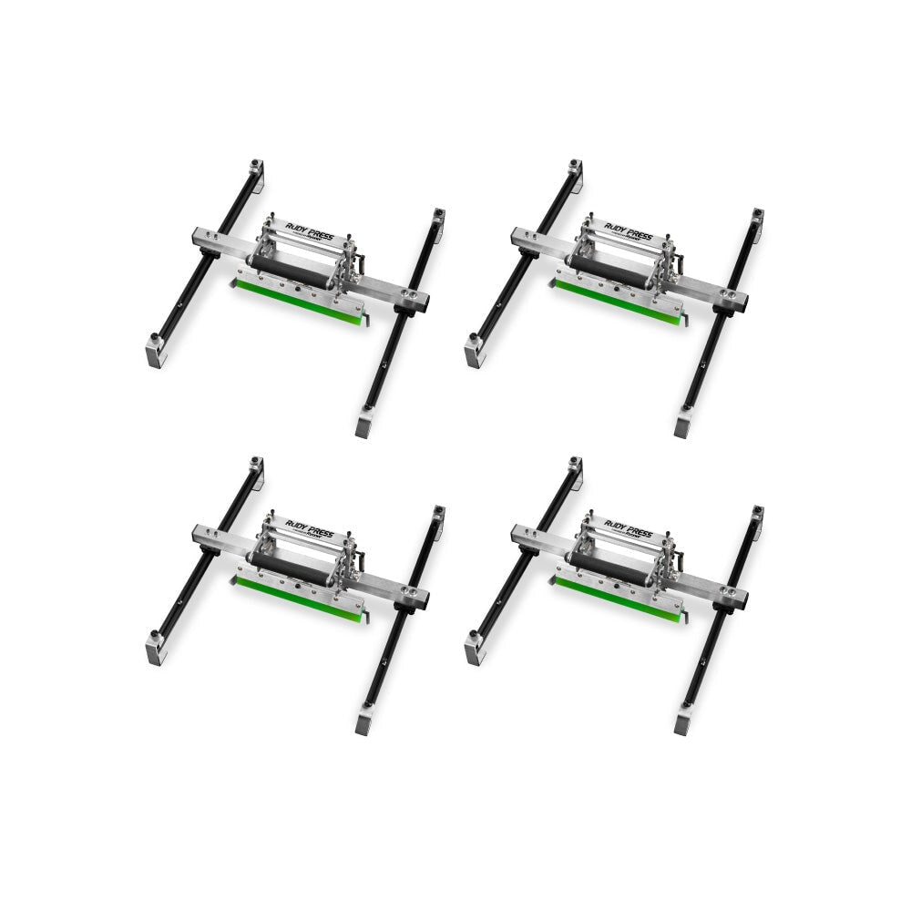 The Rudy Press Squeegee/Flood Bar Attachment - 20x24in 4 Pack | Screenprinting.com