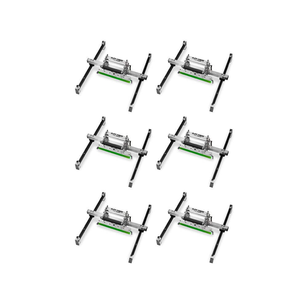 The Rudy Press Squeegee/Flood Bar Attachment - 20x24in 6 Pack | Screenprinting.com