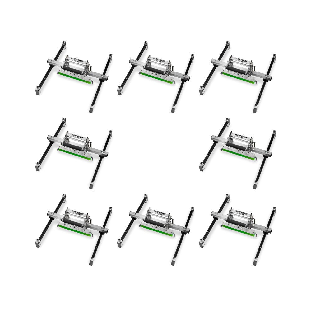 The Rudy Press Squeegee/Flood Bar Attachment - 20x24in 8 Pack | Screenprinting.com