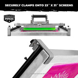 The Rudy Press Squeegee/Flood Bar Attachment - 23x31in | Screenprinting.com