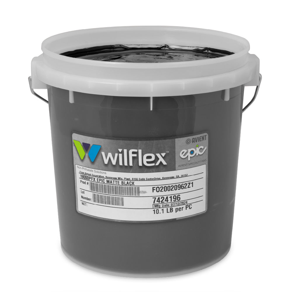 Wilflex Ink Chart Wilflex Epic Matte Black Plastisol Ink | by ScreenPrinting.com
