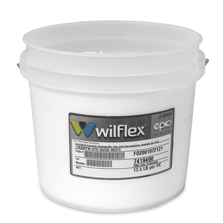 Wilflex Epic Quick White Plastisol Ink | Screenprinting.com