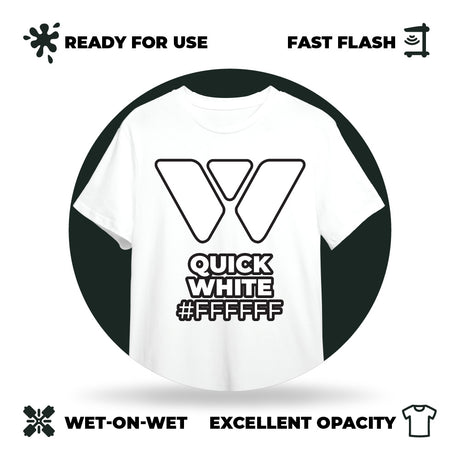 Wilflex Epic Quick White Plastisol Ink | Screenprinting.com