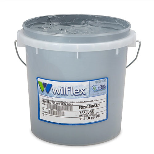 Wilflex Ink Chart Wilflex Epic Rio RFU Dark Gray Plastisol Ink | by ScreenPrinting.com