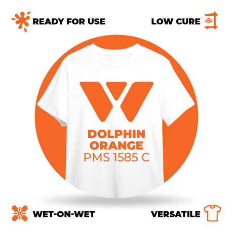 Wilflex Epic Rio RFU Dolphin Orange Plastisol Ink | Screenprinting.com