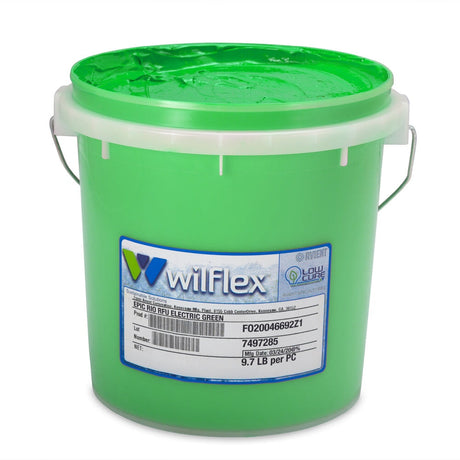 Wilflex Epic Rio RFU Electric Green Plastisol Ink Gallon | Screenprinting.com