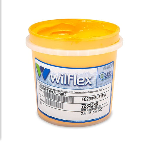 Wilflex Epic Rio RFU Gold Plastisol Ink Quart | Screenprinting.com