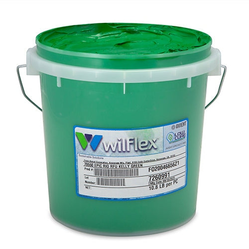 Wilflex Epic Rio RFU Kelly Green Plastisol Ink Gallon | Screenprinting.com