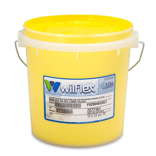 Wilflex Epic Rio RFU Lemon Yellow Plastisol Ink | by ScreenPrinting.com