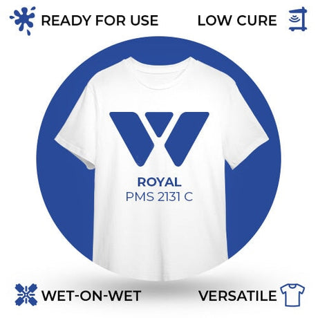 Wilflex Epic Rio RFU Royal Blue Plastisol Ink | Screenprinting.com