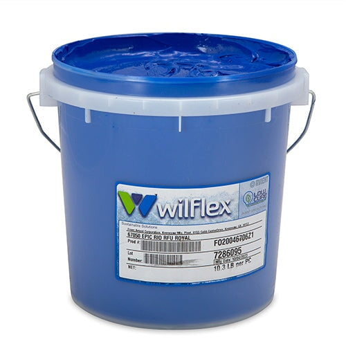 Wilflex Epic Rio RFU Royal Blue Plastisol Ink Gallon | Screenprinting.com