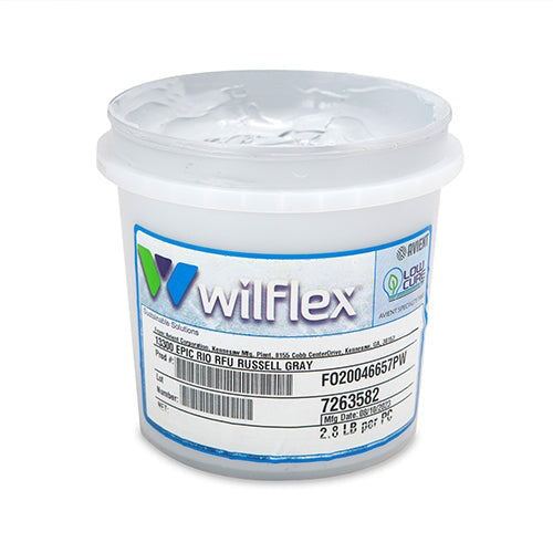 Wilflex Epic Rio RFU Russell Gray Plastisol Ink | by ScreenPrinting.com