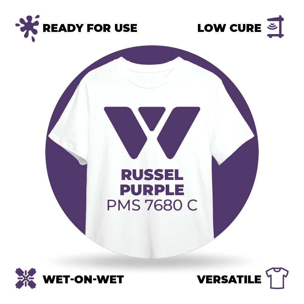 Wilflex Epic Rio RFU Russell Purple Plastisol Ink | Screenprinting.com